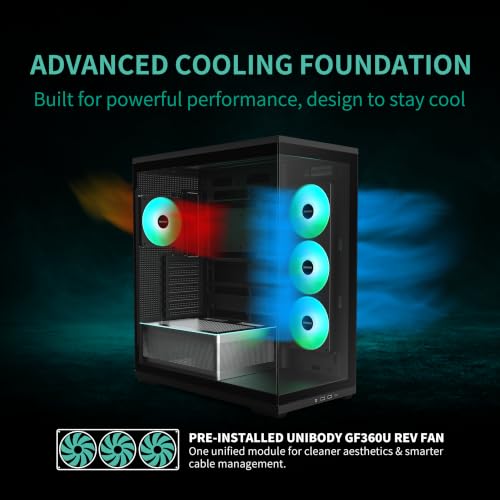 Pre-Installed ARGB Unibody Fans