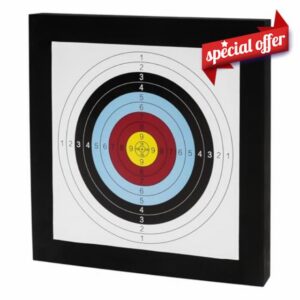 EVA Foam Archery Target 50cm 50mm Thick with 10 Papers 50mm thick EVA absorbs impact