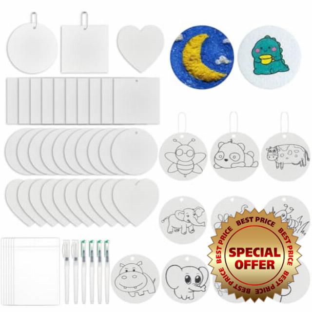 OLYCRAFT 66Pcs Magic Foam Texture Painting Kit Including 30pcs 3D Foam Texture Paper 10Pcs PVC Resealable Bags 10 Strands Iron Ball Chains 10Pcs Texture Painting Paper for Creative Projects