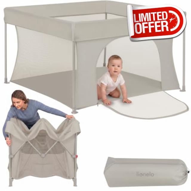 Lionelo PACO Baby Playpen 0-48 Months