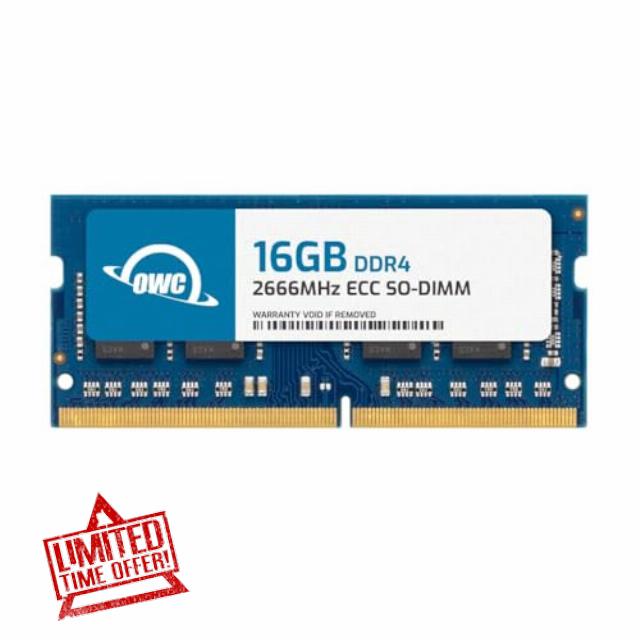 OWC 16GB Replacement for Synology D4ES03-16G - DDR4 2666 PC4-21300 CL19 2Rx8 260-pin 1.2V ECC Unbuffered SODIMM Memory RAM Module Upgrade