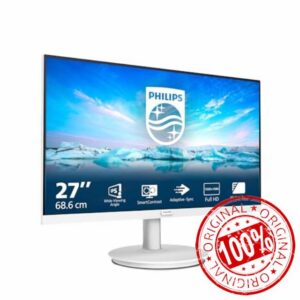 PHILIPS 271V8AW- 27 Inch FHD White Monitor