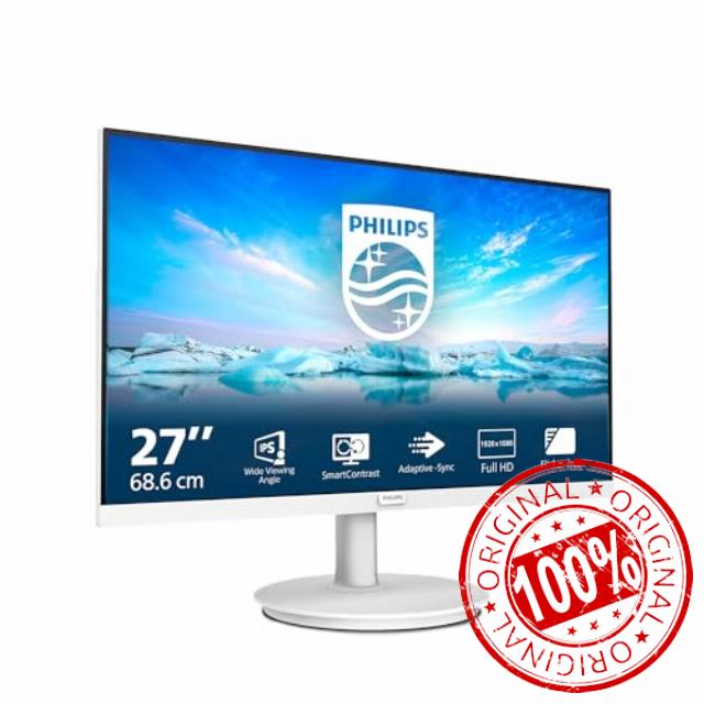 PHILIPS 271V8AW- 27 Inch FHD White Monitor