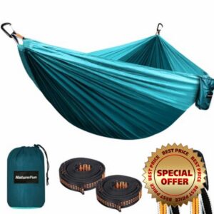 NATUREFUN Ultra-Light Travel Camping Hammock | 300kg Load Capacity