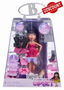 Bratz What'z In My Closet Playset - Dana Fashion Doll with 40 Plus Outfits | Closet Playset with Mirror