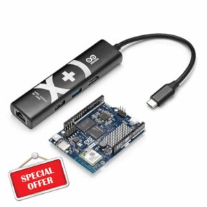 Arduino UNO Q 4GB AI Board + USB‑C Hub 8‑in‑1 with HDMI