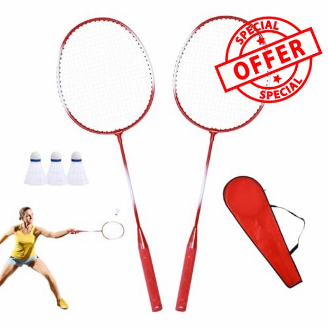 Badminton Racket - Carlton Drivespeed Graphite Badminton Racket | 2 Player Set | Adult Set | Outdoor Recreation Accessories | Single ULT