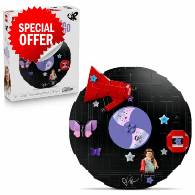 LEGO Editions Olivia Rodrigo's Vinyl - Toy w/Record Model
