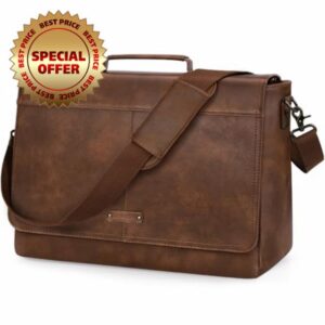 RAINSMORE Laptop Messenger Bag 15.6 Inch