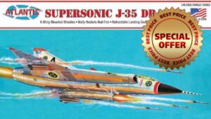 Atlantis 560570-1/48 Supersonic Saab Draken J-35 Scale 1:48