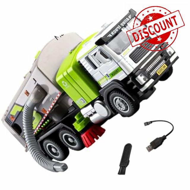 Street Sweeper Toy Sturdy Construction Fun Play for Children Motor Skills Development Hands on Toy Play