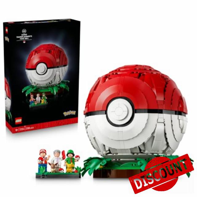 LEGO Pokémon Iconic Trainer Moments Poké Ball - Model Kit for Adults incl. Pikachu
