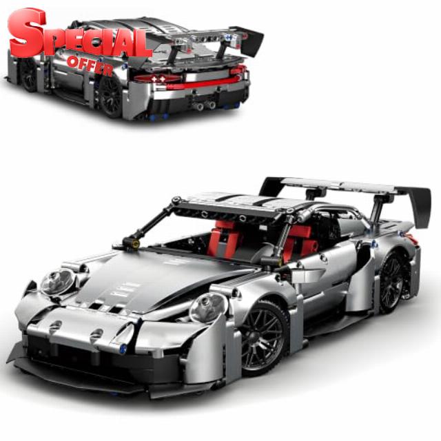 Sports Car Building Set for Adults - 364 PCS Porshe Racing Car Building Block Kits