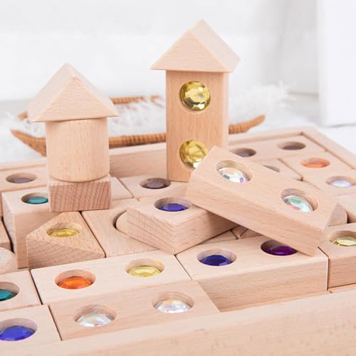 Fine Motor Precision Building Set | Stunning Visual Prism Desktop Stacking Toys for Creativity Crafts