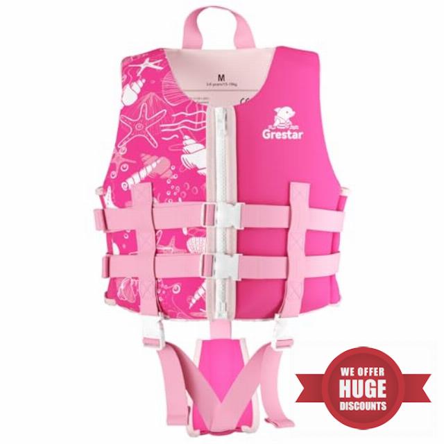 Kids Swim Vest with Adjustable Strap