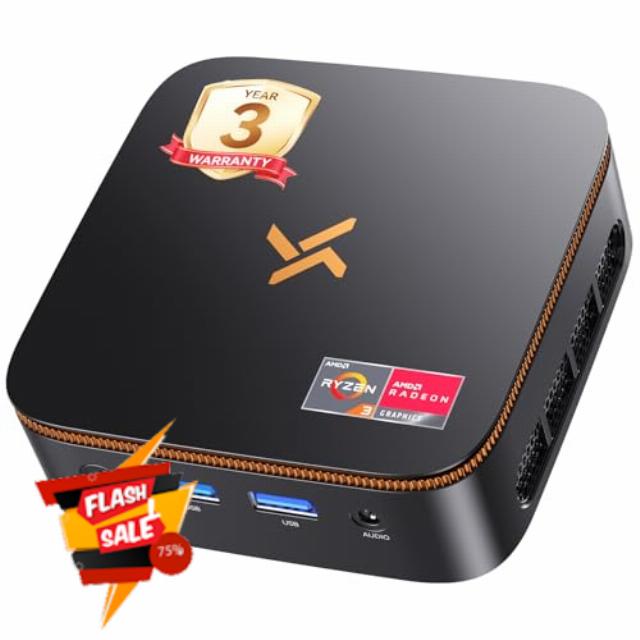 Huidun 【3 Years Guarantee】 H50 Mini PC Win 11 Pro