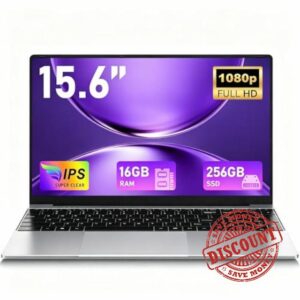 FUNYET 2026 Laptop 15.6 inch RAM 16 GB SSD 256 GB Win 11 Pro IPS 1920×1080 M3-6Y30 Notebook Supports TF Card