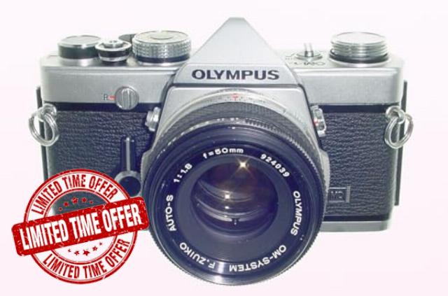 Vintage 35mm film camera compatible with Olympus OM-1N + 50mm Zuiko Lens Fully Working