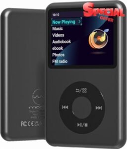 MP3 Player with Bluetooth Y1 64GB Video Ebook Black