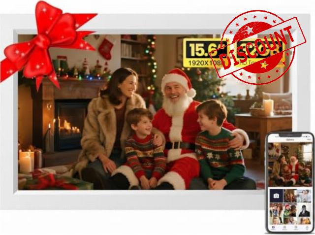 15.6" Frameo Digital Picture Frame
