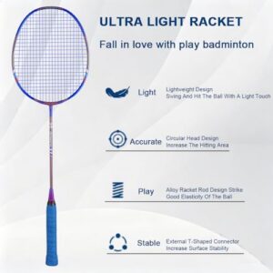 Badminton Rackets Set Of 2