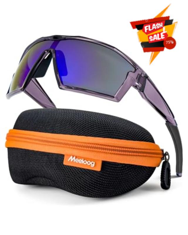 Meeloog Premium Sports Sunglasses for Men Women