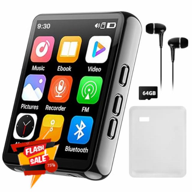 128GB MP3 Player with Bluetooth 5.3