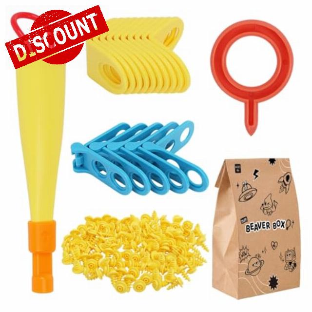 107-Piece Advanced Kids Construction Toy Set - Premium DIY Engineering Kit with Extra Screws & Hinges