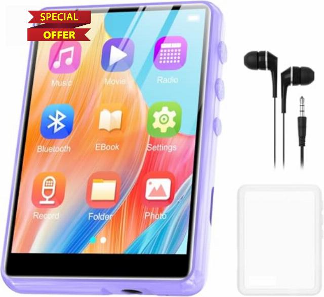 128GB MP3 Player with Bluetooth 5.4