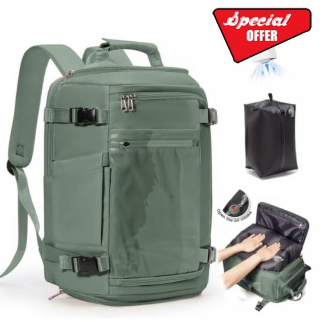 SZLX Vacuum Backpack Travel Bag with Pump