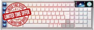 Corsair VANGUARD AIR 99 WIRELESS Low-Profile Optical-Mechanical RGB Gaming Keyboard – QWERTY UK