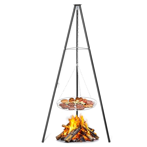 Portable Fire Pit Barbecue Stand for Outdoor Cooking