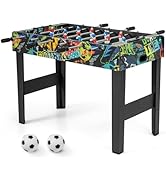 COSTWAY 16 Inch Prize Wheel, 12 Slots Color Roulette Spinner of Fortune with Height Adjustable Tr...
