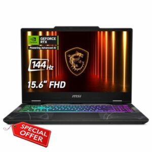 MSI Cyborg 15 Gaming Laptop| Intel Core™ 7 240H | NVIDIA GeForce RTX 5050 | 15.6'' FHD 144Hz Screen |16GB DDR5 RAM | 512 GB SSD | Windows 11 Home