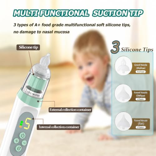 3 Soft Silicone Tips (Green)
