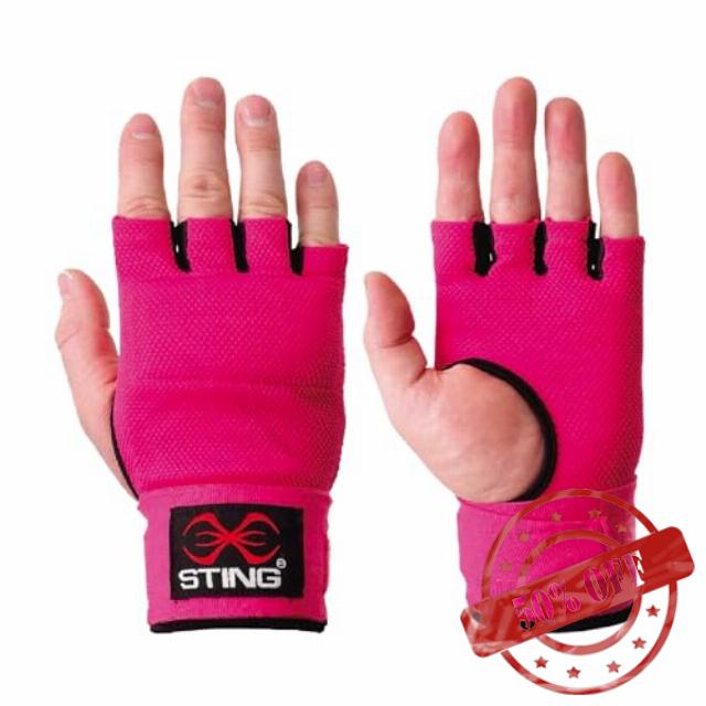 STING Elasticised Quick Boxing Hand Wrap Gloves