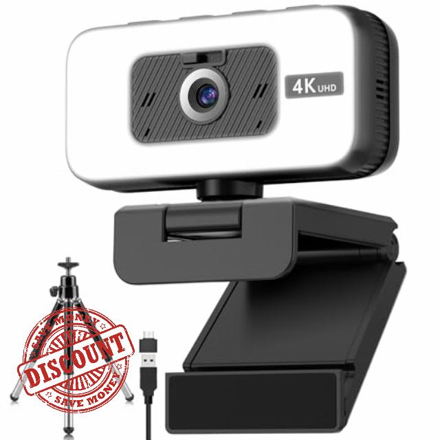4K Webcam for PC/Computer/Laptop