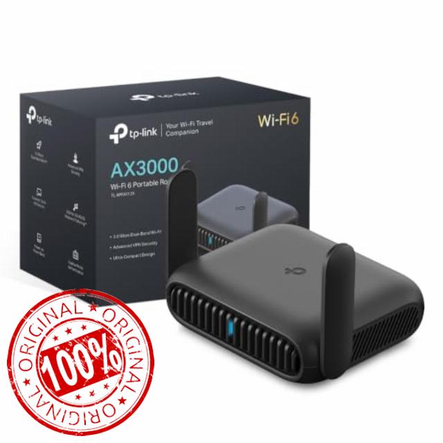 NEW TP-Link TL-WR3012X AX3000Mbps WiFi 6 Travel Router with 2 Adjustable Antennas