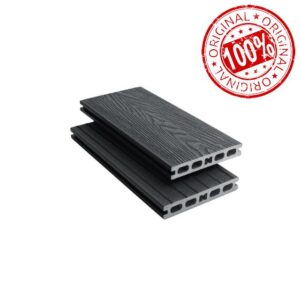 Tuda Grass Direct Composite Decking Board 4.8m – Premium Co-Extrusion Woodgrain Effect - Grey Ash