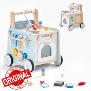 Wooden Baby Walker for Boys & Girls from 6 Months