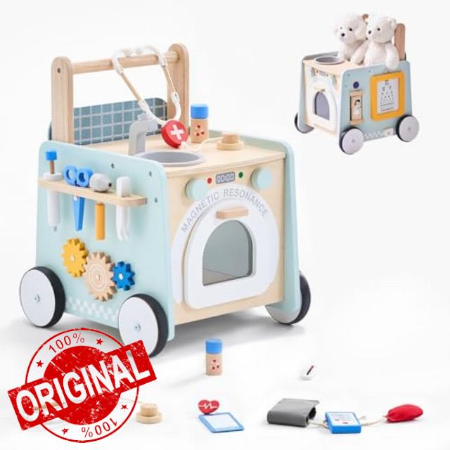 Wooden Baby Walker for Boys & Girls from 6 Months