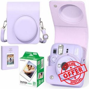 Mini 13 Instant Camera Starter Kit For Fuji Instax Mini 13 Dreamy Purple Kit Includes Mini Instant Film 20 Photos