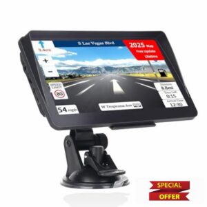 7 Inch Car & Truck Sat Nav GPS System – HD Touchscreen with UK & Europe Maps 2026