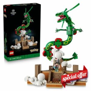 LEGO Pokémon Rayquaza - Anime Model Kit for Adults incl. Dragon Figure