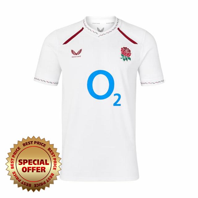 England Rugby Men's Home Replica Short Sleeve Shi