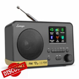 LEMEGA IR1 PRO Internet Radio with Podcasts & Bluetooth – DAB/DAB+