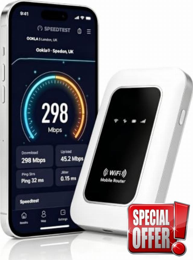 5G Mobile WiFi Portable Hotspot Router