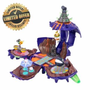 The Super Mario Galaxy Movie Planet Bowser Playset with 1.5" / 3.81cm Bowser Jr. Figure