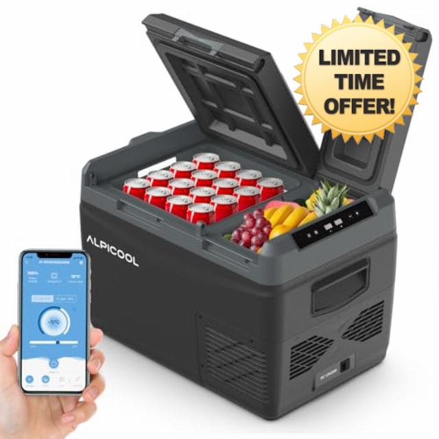 Alpicool KLS38 31L Compressor Car Fridge with APP Control