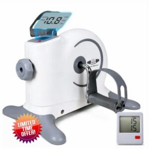 FK Sports Mini Exercise Bike Pedal Exerciser with LCD Display